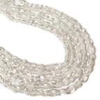 6-8mm Natural Clear Quartz Crystal Nuggets Oval Free Tumbled Pebble Semi Precious Gemstone Loose Stone Beads Approx 15.5 inch for DIY Jewelry Making - color: Clear Quartz Crystal