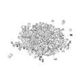 uxcell 1000Pcs Crimp Tube Beads, 2x2mm Brass Tube Crimp End Spacer Beads Tiny Stoppers for Bracelet Jewelry Making DIY, Silver Tone - color: Silver Tone, size: 2x2mm