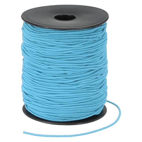 PATIKIL Stretchy String for Bracelets 109 Yards / 100m, 1.5mm Elastic Cord for Jewelry Making, Necklaces, Beading and Crafts DIY, Light Blue - color: Light Blue