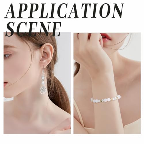 SUNNYCLUE 1 Box 240Pcs 12 Styles 6mm Spacer Beads Tibetan Style Alloy Spacer Beads Mini Antique Silver Gold Bronze Flat Round Daisy Bicone Retro Metal Bead for DIY Bracelet Necklace Jewelry Making