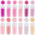 SUNNYCLUE 12 Jars 120G 2mm Glass Seed Beads Pink Seed Beads Purple 12/0 Small Round Glassy Crystal Friendship Waist Loose Spacer for Jewelry Making DIY Necklace Bracelet Jewelry Making Supplies Crafts - color: Pink, size: 2mm