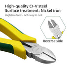 SENDA 6 Inch Wire Cutters CRV Steel, Heavy Duty Diagonal Flush Cut Side Cutters Pliers, Comfort Grip Handle Wire Snips for Crafting, Floral, Electrical, Jewelry Making & DIY Projects - style: Diagonal cutters