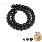 60pcs Black Matte Onyx Agates Beads，6mm Healing Power Natural Stone Round Loose Beads for Jewelry Making Earring Necklace DIY Crafts - color: Black Matte Onyx Agates, size: 6mm 60beads