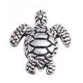 JGFinds 3D Turtle Charm Spacer Beads - 28 Pack of Silver Tone DIY Jewelry Making Supplies; Necklace or Bracelet Bead, Beach Tortoise for Handmade Jewelry or Keychains