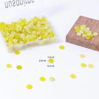 Natural Lemon Jade Disk Stone Spacer Beads 6x2mm 38cm/str Flat Rondelle Loose Semi Gemstone Caps for Making Bracelets Necklace - color: Lemon Jade