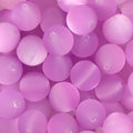 25pcs Resin Transparent Frosted Beads 16mm Cat Eye Circular Rubber Bead Spacer Bead DIY Making Friendship Bracelet Phone Chain Keychain Pen Beads Accessories (Purple) - color: Purple