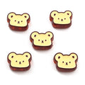 Ipotkitt 30 Pcs Transparent Acrylic Bear Beads with Enamel Cartoon Animal Spacer Beads Cute Bear Head Beads for DIY Bracelet Necklace Earring Supplies - color: 30pcs-Acrylic Bear Beads-19.5x26x9mm