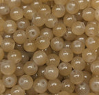 200PCS Glass Beads 8mm Glass Beads for Bracelets Necklaces Jewelry Making DIY Crafts (Brown) - color: 5Brown