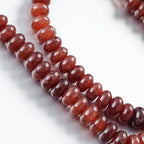 5x8mm Natural Beads Rondelle Spacer Loose Beads for Jewelry Making DIY Crafts Design Handcraft Making 1 Strand 15.5"(Brown Jade) - color: Brown Jade