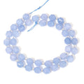 8mm Faceted Natural Aquamarines Stone Loose Round Semi Gemstone Beads for Bracelet Necklace Jewelry DIY Making - color: Aquamarines-1