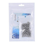 April Ya 100 Pieces 6 mm Antique Silver Spacer Beads European Style Beads for Jewelry Making
