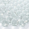 400 PCS Clear Marbles, Clear Glass Marbles for Vase Fillers, Round Marble Beads for Marble Run Game, Glass Beads Bulk for DIY Home Decoration, 4.6lb, Approx. 400 pcs