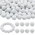 DIYOMR 100Pcs Silicone Beads - 15mm Round Beads for Necklace, Bracelet, Pens & Keychain Making (Gravel) - color: Gravel, size: 15mm