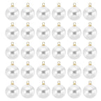 PATIKIL Pearl Charm, 100pcs Pearl Beads Faux Pearl Pendant Charm DIY for Jewelry Making Bracelets Earrings Necklace Crafts - color: Golden White, size: 16mm