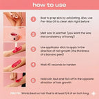 KoluaWax Premium Waxing Kit for Women - Beginner Friendly - Complete Wax Kit that includes 14oz of Wax Beads, Applicator, Pre and Post Care, Suitable for Sensitive Skin (Blush) - Mothers Day Gifts - color: Blush