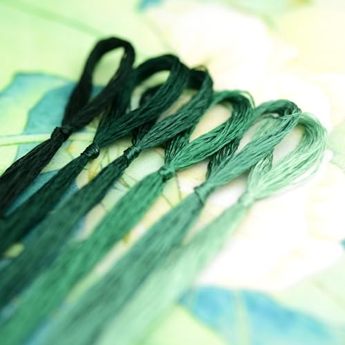 Mulberry Silk Floss Embroidery Thread Floss-Cross Stitch Threads China Silk Woven Jewelry Threads DIY Sewing Kits (05) - color: 05