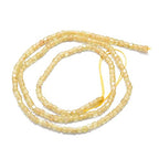 Pandahall 364pcs Natural Gemstone Cube Beads Yellow Apatite Faceted Square Stone Bead 2x2x2mm Crystal Energy Stone Healing Power for Jewelry Making