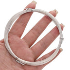 BEADIA Silver Plated Wire 0.5mm 10 Meters Bead Cord for Bracelet Necklace Charm Beading Jewelry Making Findings - size: 0.5mm, style: Silver