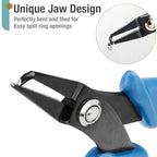 Beaditive Split Ring Pliers | Jewelry Making, Beading, Crafting | High-Carbon Steel | 5-Inch (Lake Blue) - color: Lake Blue