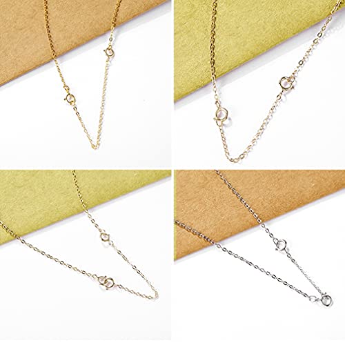 Mulutoo 200 Pcs Chain Extender for Jewelry Making, Bracelet & Necklace Extension Chain, Silver & Gold, 70mm x 4mm - color: Gold and Silver, size: 70mmx4mm