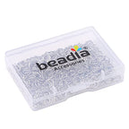 BEADIA Platinum Plated Jump Rings Non Tarnish 6mm 400pcs for Jewelry Making Findings - color: Platinum, size: 0.7x6mm