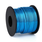 Aluminum Craft Wire, 95 Feet 2.0mm/ 14 Gauge Blue Bendable Soft Metal Aluminum Wire Roll Bulk for DIY Crafts Sculpting Jewelry Making - color: Blue, size: 14 Gauge