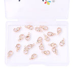 BEADIA Rose Gold Plated Lobster Clasps Non Tarnish 10mm 20pcs for Jewelry Making Findings - color: Lobster Clasps Rose Gold, size: 10mm