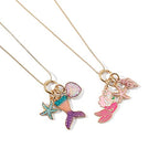 30pcs Assorted Gold Plated Enamel Ocean Starfish Conch Shell Charm Pendant for DIY Jewelry Making Necklace Bracelet Earring DIY Jewelry Accessories Charms (M156)