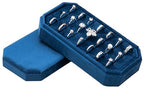 Velvet Ring Organizer Display Tray Jewelry Box Earring Holder Case for Wedding Birthday Christmas Day (Dark Blue) - color: Dark Blue