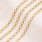 Jabogrii 16.4 Feet Stainless Steel Chain for Jewelry Making Gold DIY Craft Rhombic Jewelry Making Chain Supplies - color: Rhombic Gold