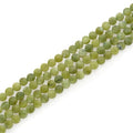 Adabele 15 Inch Natural Green Nephrite Jade Gemstone 6mm Faceted Flat Round Coin Loose Beads Gem Stone Spacer (57-61pcs) for Jewelry Making GZ13-12 - color: Nephrite Jade, size: 15 Inch/1 Strand