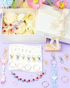 990PCS FIVEIZERO Keychain Making Kit - Keychain kit with Key Ring, Key Chain Clip, Lobster Claw Clasps, Swivel Snap Hook, Jumprings & Extender Chain for Crafts, DIY Projects and Jewelry Making - color: mix