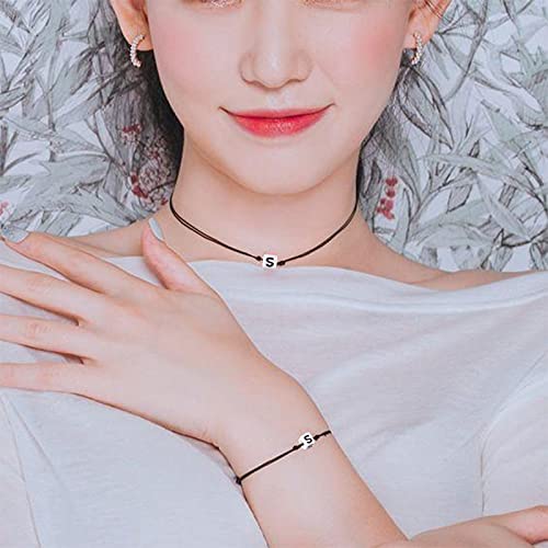FASHEWELRY 300Pcs Cube White Acrylic Letter Beads 6x6mm Letter S Alphabet Beads for DIY Bracelet Necklace Jewelry Making - color: Letter S, size: 6x6x6mm