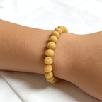 Handmade 8mm Beaded Bracelets For Men Protection Bracelet For Women Chakra Feng Shui Stretchy Handmade Lucky Money Stretchy Crystal Bracelets Best Gifts - color: Simulated Golden Tiger
