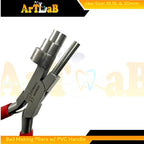 Bail Making Pliers with PVC Grip Handle | for Making S-Hooks, Ear Loops, Jump Loops, Bail, and More - German Stainless Steel ((J2) 13,16,20mm Loops) - size: (J2) 13,16,20mm Loops