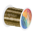 M METERXITY 0.3mm Jewelry Wire, 28 Gauge 328FT Craft Wire Copper Beading Wire for Jewelry Making/Planting/Weaving/DIY Crafting, Soft Metal Wires [100M, Bronze Tone] - color: Bronze Tone, size: 0.3mm 28 Gauge
