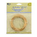 Artistic Wire | 12 Gauge Gold Silver-Plated Copper | Tarnish Resistant Bendable Craft Wire for Jewelry & DIY Projects | 25 ft Coil - color: Gold, size: 12 Gauge / 25 Ft