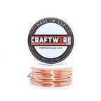 18 Gauge 50 FT Solid Bare Copper Wire Round, Bright, Dead Soft, (Choose 25 to 100 Ft., 10 to 30 Ga.) - size: 18 Gauge - 50 Feet Spool
