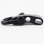 Hewnda 10 Sets Zinc alloy Bow Shackle Umbrella Rope,Adjustable D Umbrella Rope Bracelet Buckle Survival D Shape