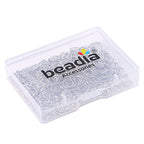 BEADIA Platinum Plated Jump Rings Non Tarnish 7mm 300pcs for Jewelry Making Findings - color: Platinum, size: 0.7x7mm