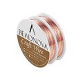 BEADNOVA Jewelry Wire Bare Copper Wire Tarnish Resistant for Jewelry Making (Copper, 22gauge 10m) - size: 0.6mm