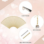 Junkin 2800 Pieces Flat Head Pins for Jewelry Making DIY, Head Pins Set 0.63 Inch, 0.71, 0.79, 1.18 Inch Earring Bracelet Pendant Jewelry Making(Gold, Silver) - color: Gold, Silver