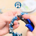 Beadalon Crimp Tool Micro - Fits Crimp Beads #0-1, Crimp Tubes #1, Blue Speckle, 5.25 in / 13.3 cm - color: Blue Speckle, size: Micro