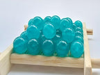 Stone Beads 6mm 140pcs Lake Blue Chalcedony Beads Round Loose Gemstones Beads for Bracelet Necklace Jewelry Making (6mm, 60617 Lake Blue Chalcedony) - color: Lake Blue Chalcedony Beads, size: 6mm