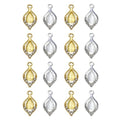 16-Pcs Crystal Jewelry Making Charms Silver Pendant Charm For Women Making Jewelry Crafts Rhinestone Charms - color: StarMoon