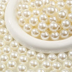20mm White Pearl Beads 180pcs Chunk Bubblegum Bead Acrylic Pen Ball Beads for Pen Bag Jewelry Making Necklace Bracelets (White Pearl) - color: white pearl