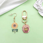 Sailanzi 27pcs Alloy Enamel Thanksgiving Series Turkey Pumpkin Mushroom Leaves Pendant Jewelry Making DIY Keychain Earrings Pendant Various Design Charms for Jewelry Making Bracelets Necklace (SN821) - color: SN821