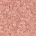 Matte Transparent Pale Pink Miyuki Japanese Round Rocailles Glass Seed Beads 11/0 Approximately 23 Gram 5 Inch Tube