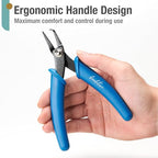 Beaditive Split Ring Pliers | Jewelry Making, Beading, Crafting | High-Carbon Steel | 5-Inch (Lake Blue) - color: Lake Blue