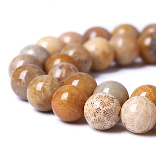 90pcs 4mm Natural Coral Jade Chrysanthemum Stone Beads Round Loose Beads for Jewelry Making,DIY Bracelet Necklace (Chrysanthemum Stone, 4mm) - color: Chrysanthemum Stone, size: 4mm